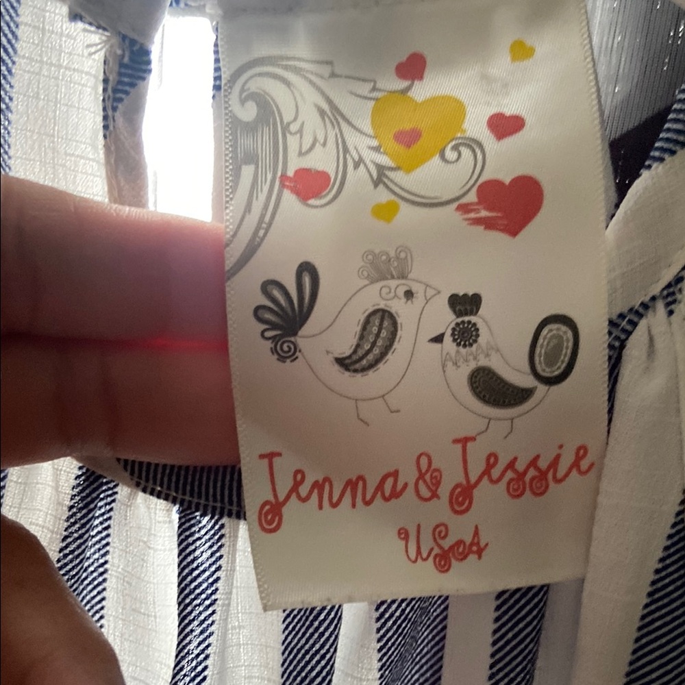 Jenna & Jessie Striped Dress